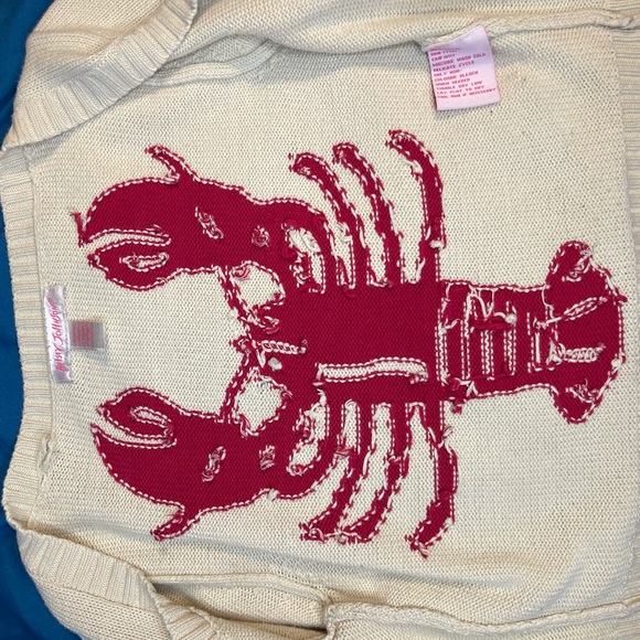 VTG RARE Lobster Betsey Johnson Sweater - Picture 5 of 14